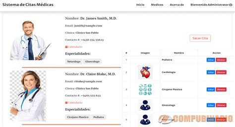 Directorio Médico para Citas Médicas 